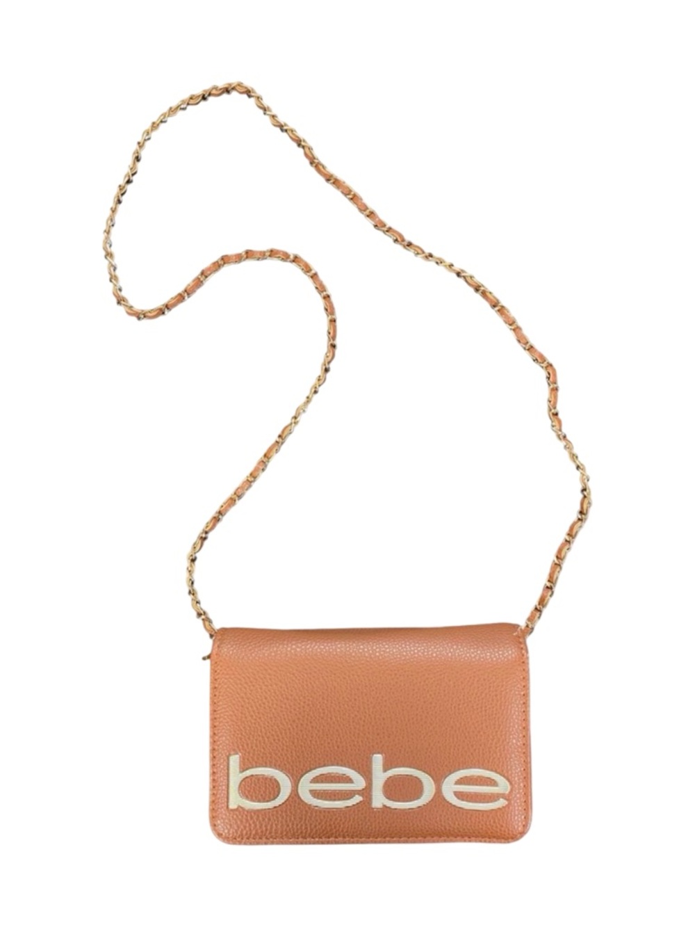 Bebe Fabiola Saffiano Stamped Logo Crossbody Purse - 7.5'' x 4.75'' x 1.25”